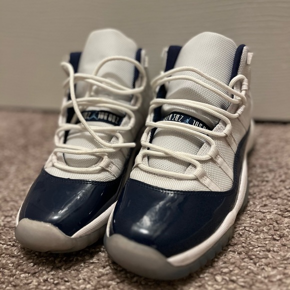 Midnight Navy Blue Win Like Jordan 11 Size Jordan 11 Retro High